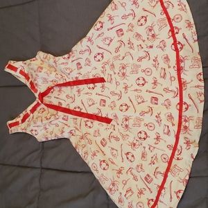 Hell Bunny Nautical print dress